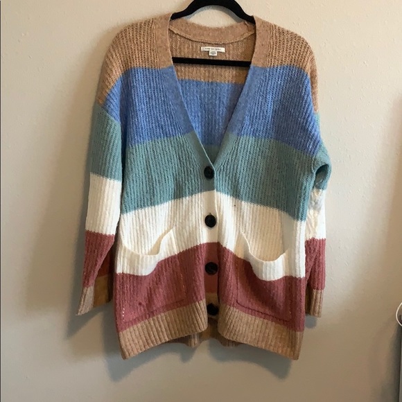American Eagle Outfitters Sweaters - Colorblock Cardigan
